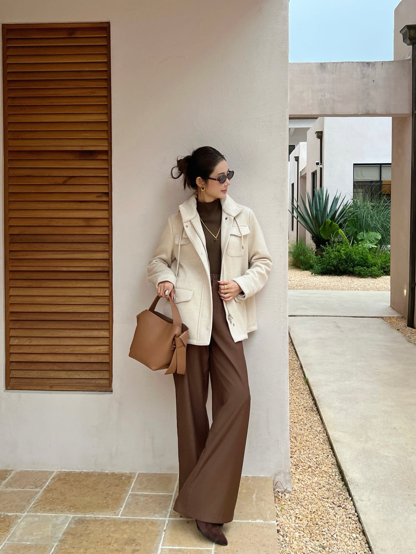 Loro NEW  drawstring hooded jacket