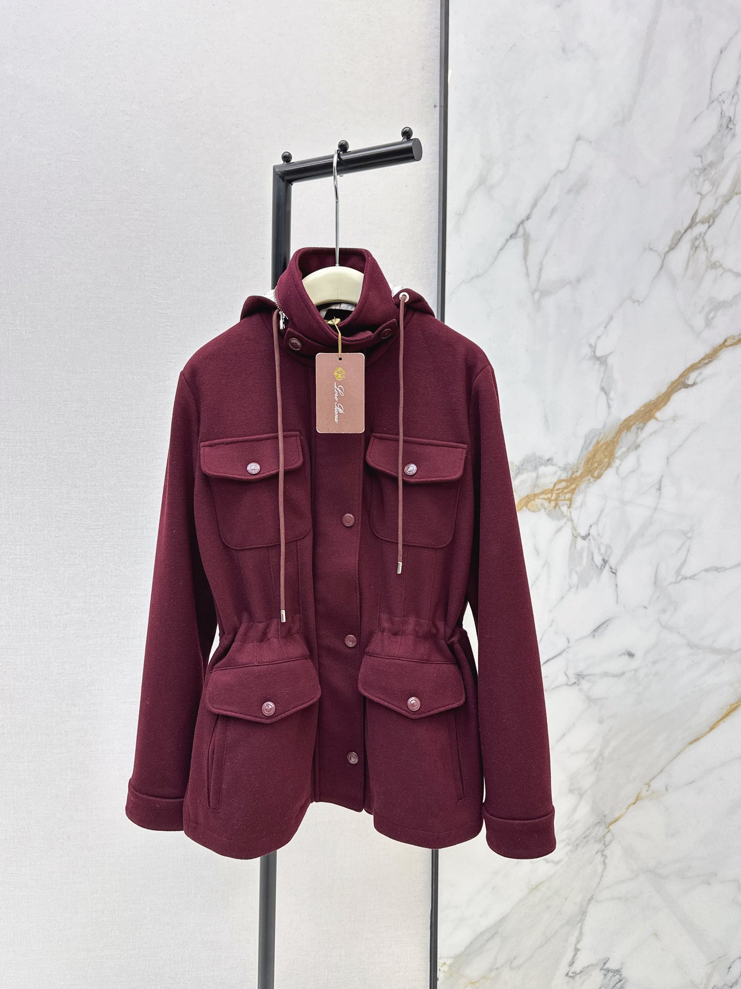 Loro NEW  drawstring hooded jacket