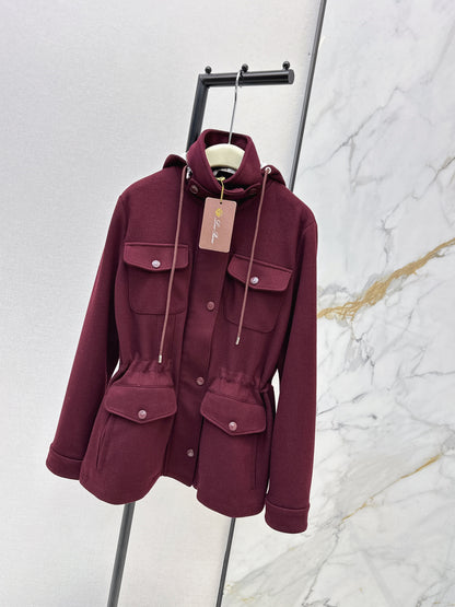Loro NEW  drawstring hooded jacket