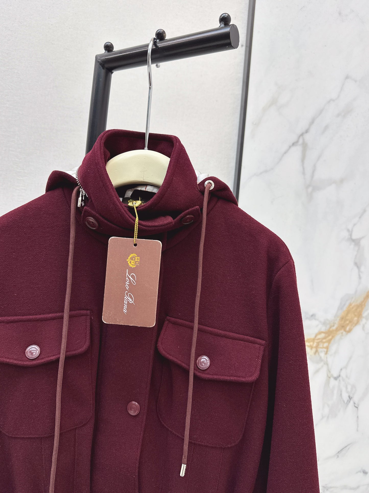 Loro NEW  drawstring hooded jacket