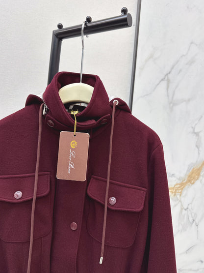 Loro NEW  drawstring hooded jacket