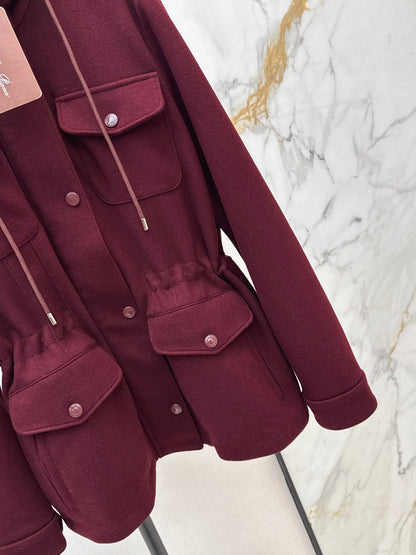 Loro NEW  drawstring hooded jacket