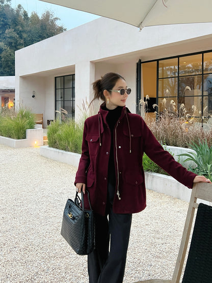 Loro NEW  drawstring hooded jacket