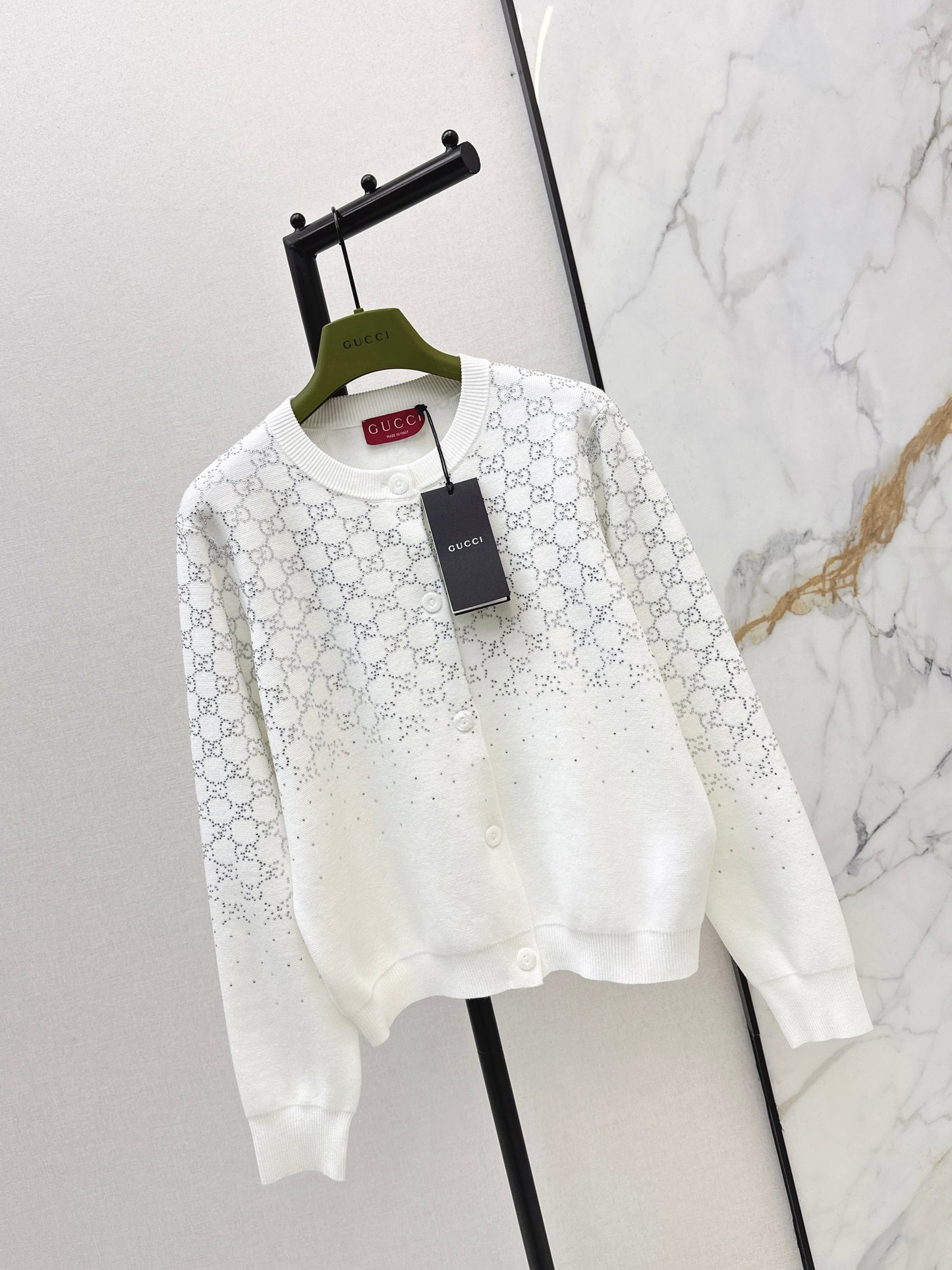 Guc NEW jacquard knitted cardigan