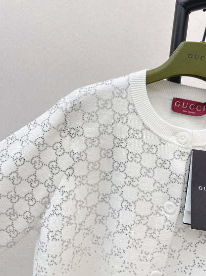 Guc NEW jacquard knitted cardigan