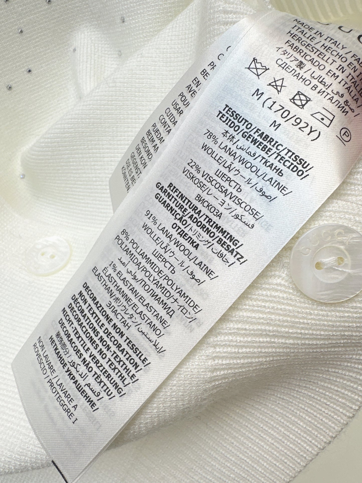 Guc NEW jacquard knitted cardigan