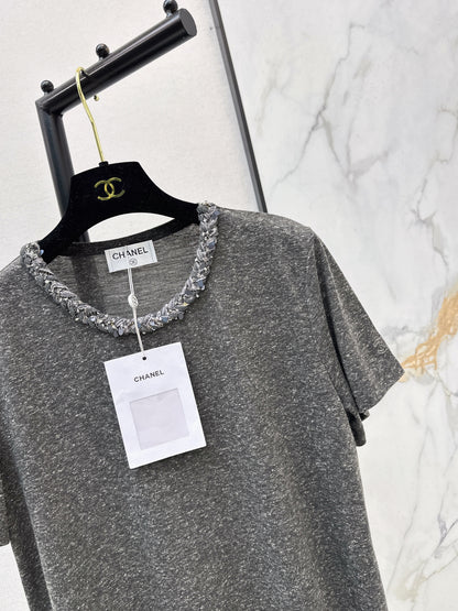 Chan NEW beading t-shirt
