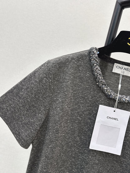 Chan NEW beading t-shirt