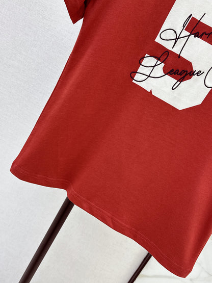 Chan NEW vintage embroidery t-shirt