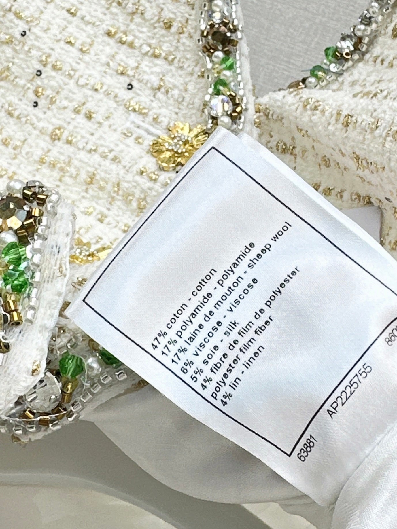 Chan NEW weed rhinestone skirts