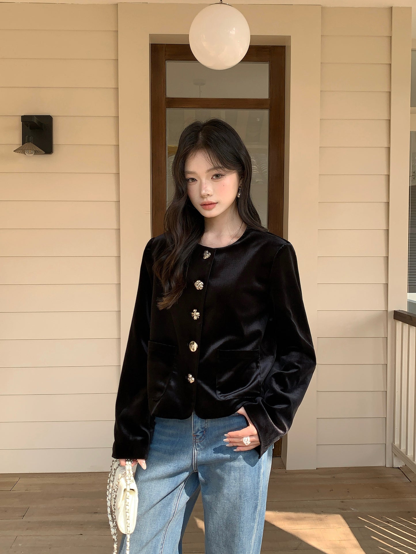 Chan NEW velvet jacket