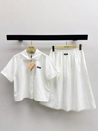 Miu NEW shirts+skirts outfit sets