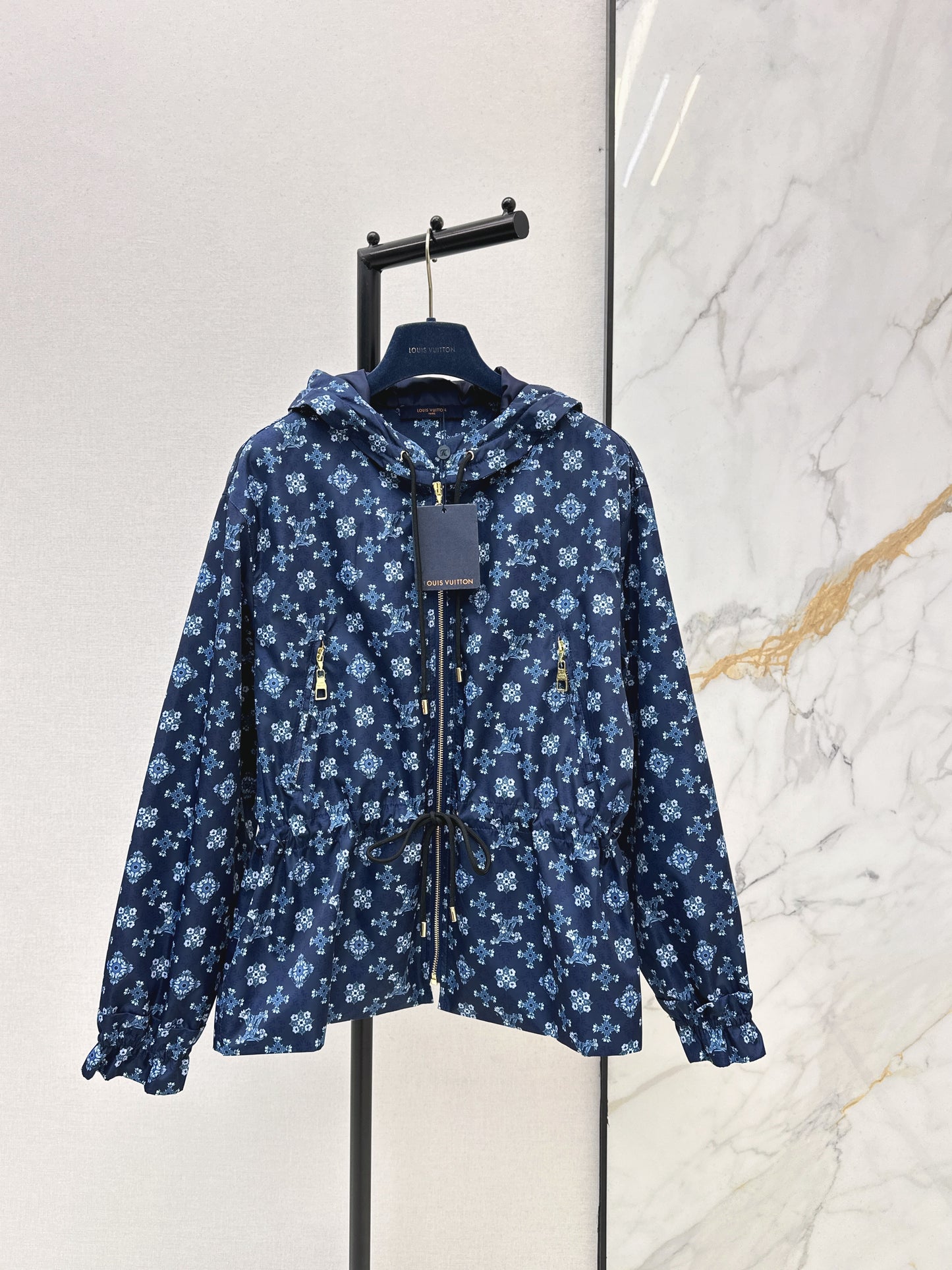 Louis NEW vintage print hooded jacket