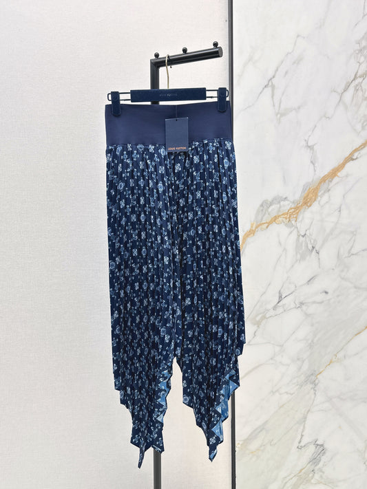 Louis NEW vintage print asymmetrical skirts