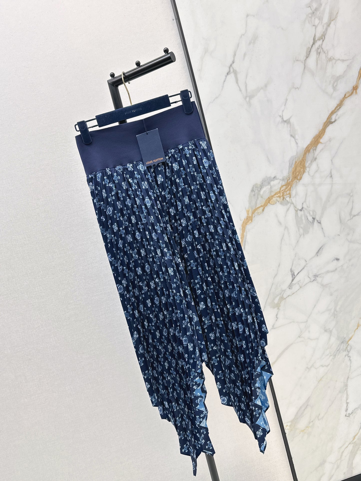 Louis NEW vintage print asymmetrical skirts