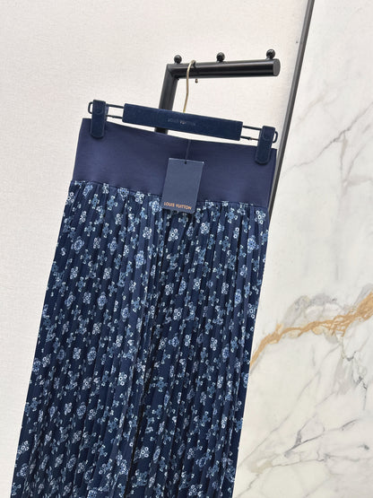 Louis NEW vintage print asymmetrical skirts