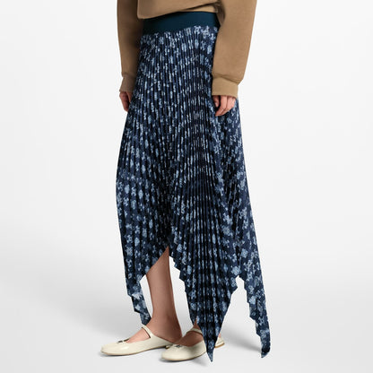 Louis NEW vintage print asymmetrical skirts