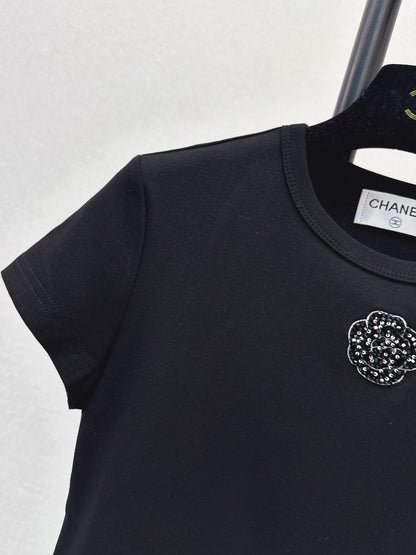 Chan NEW beading t-shirt