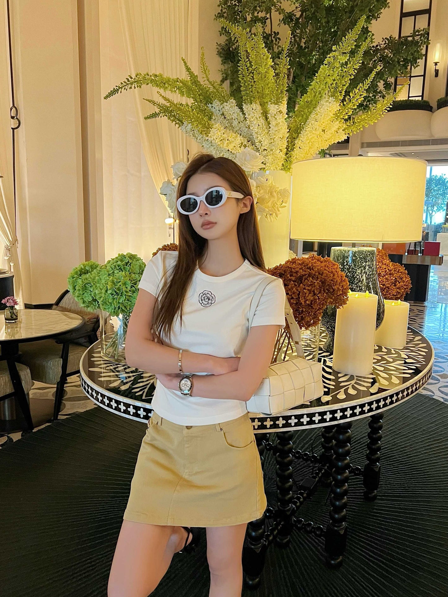 Chan NEW beading t-shirt