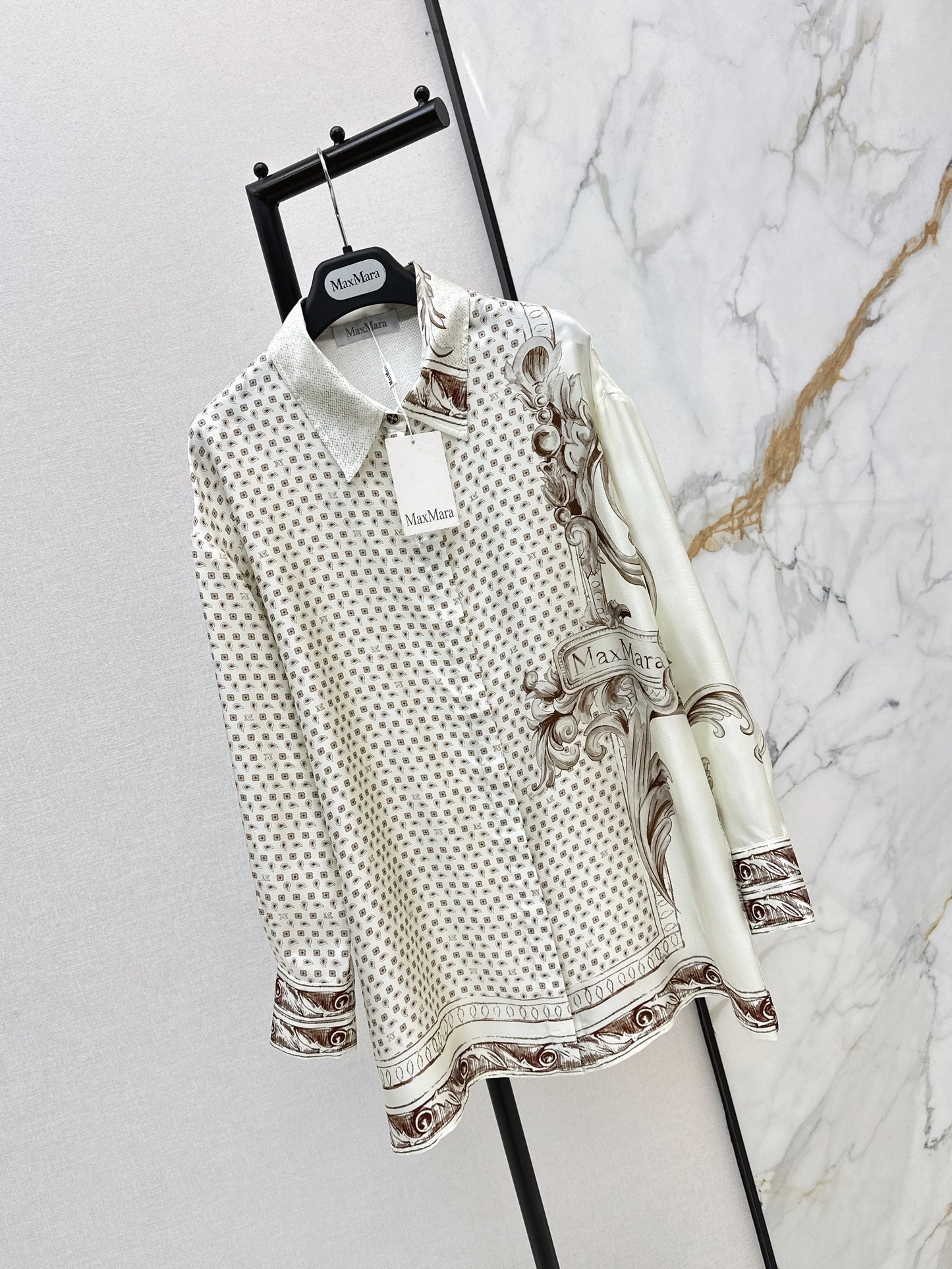 Max NEW print silk shirts