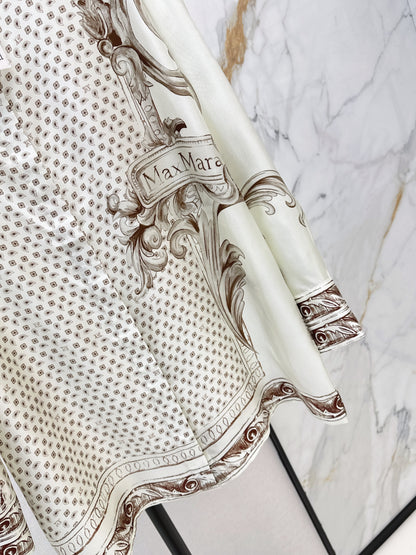 Max NEW print silk shirts