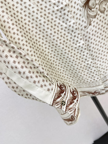 Max NEW print silk shirts