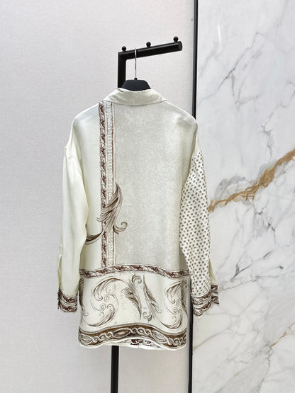 Max NEW print silk shirts