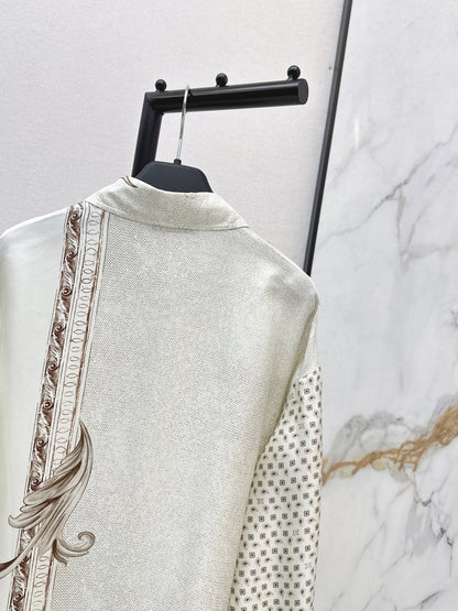 Max NEW print silk shirts