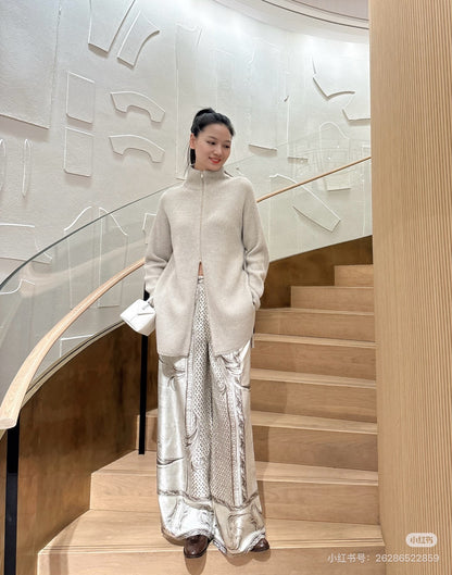 Max NEW print silk shirts