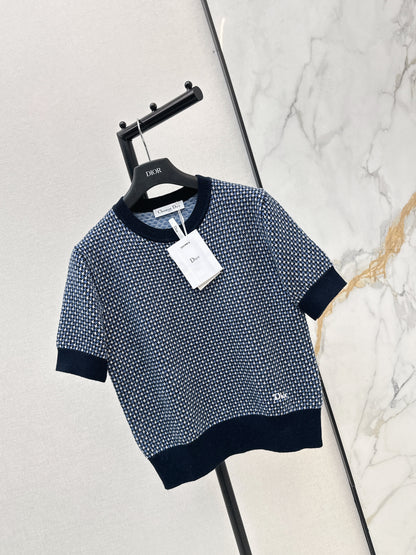 CD NEW knitted short sleeve sweater