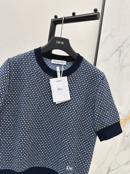 CD NEW knitted short sleeve sweater