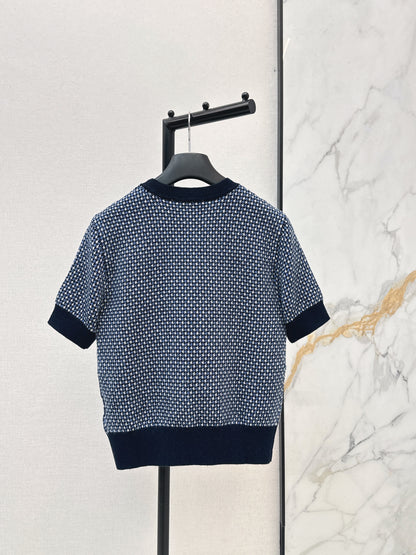CD NEW knitted short sleeve sweater