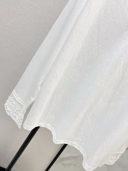 Miu NEW lace hooded shirts