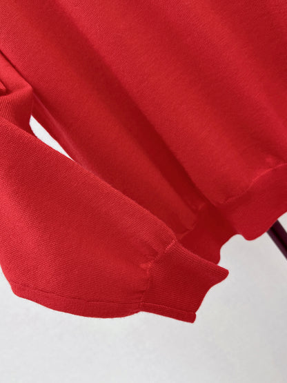 Miu NEW jacquard polo sweater