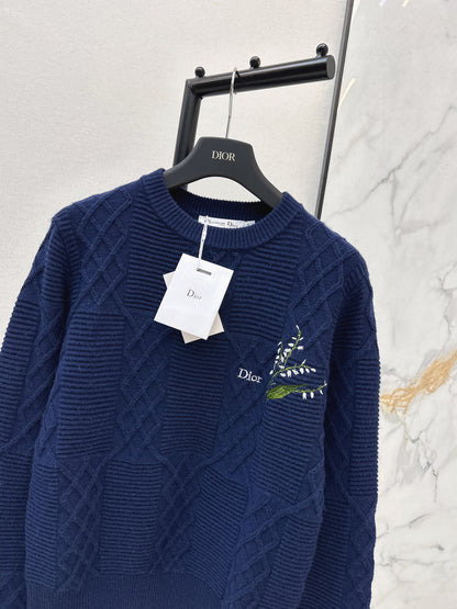 CD NEW embroidery sweater