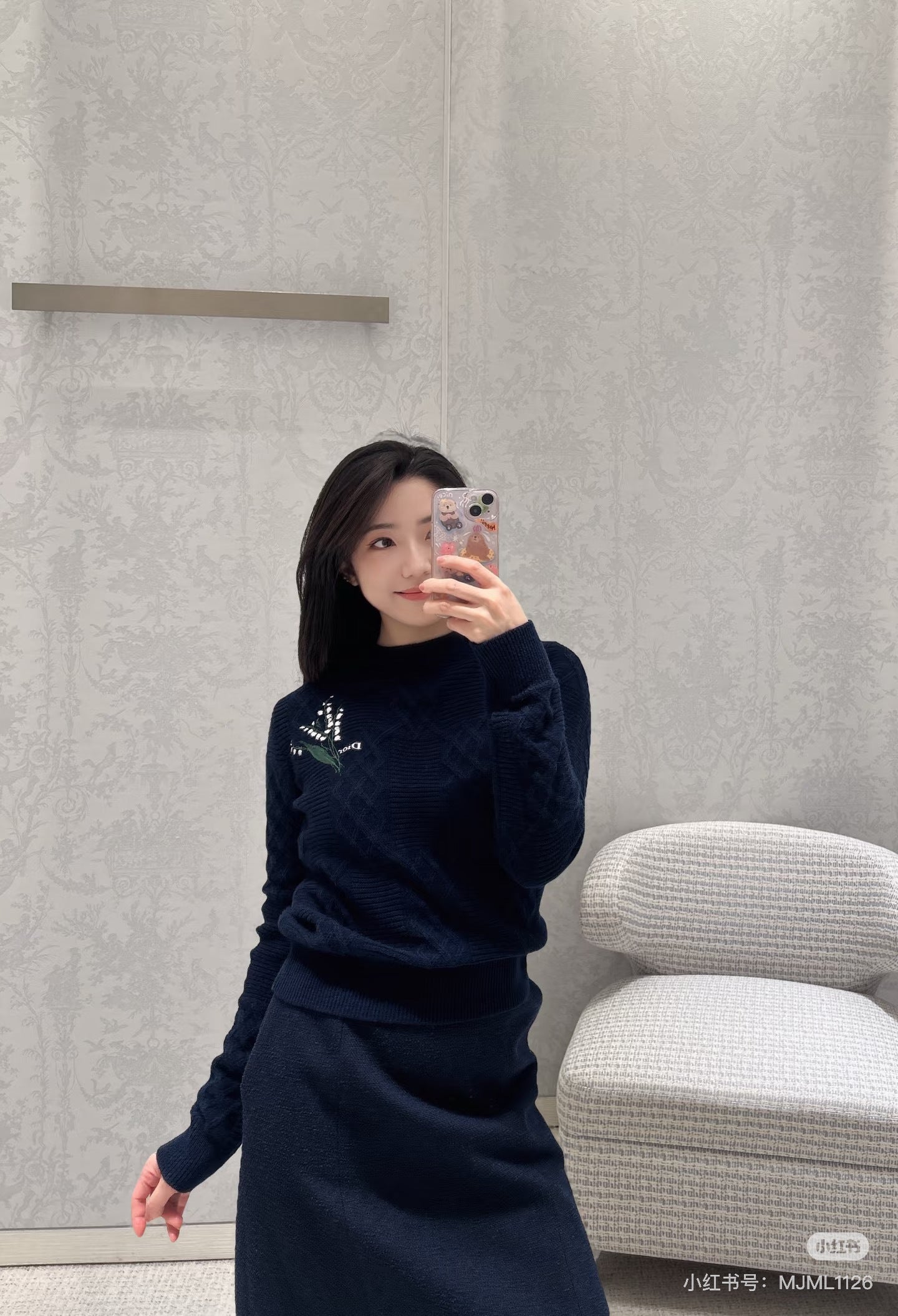 CD NEW embroidery sweater