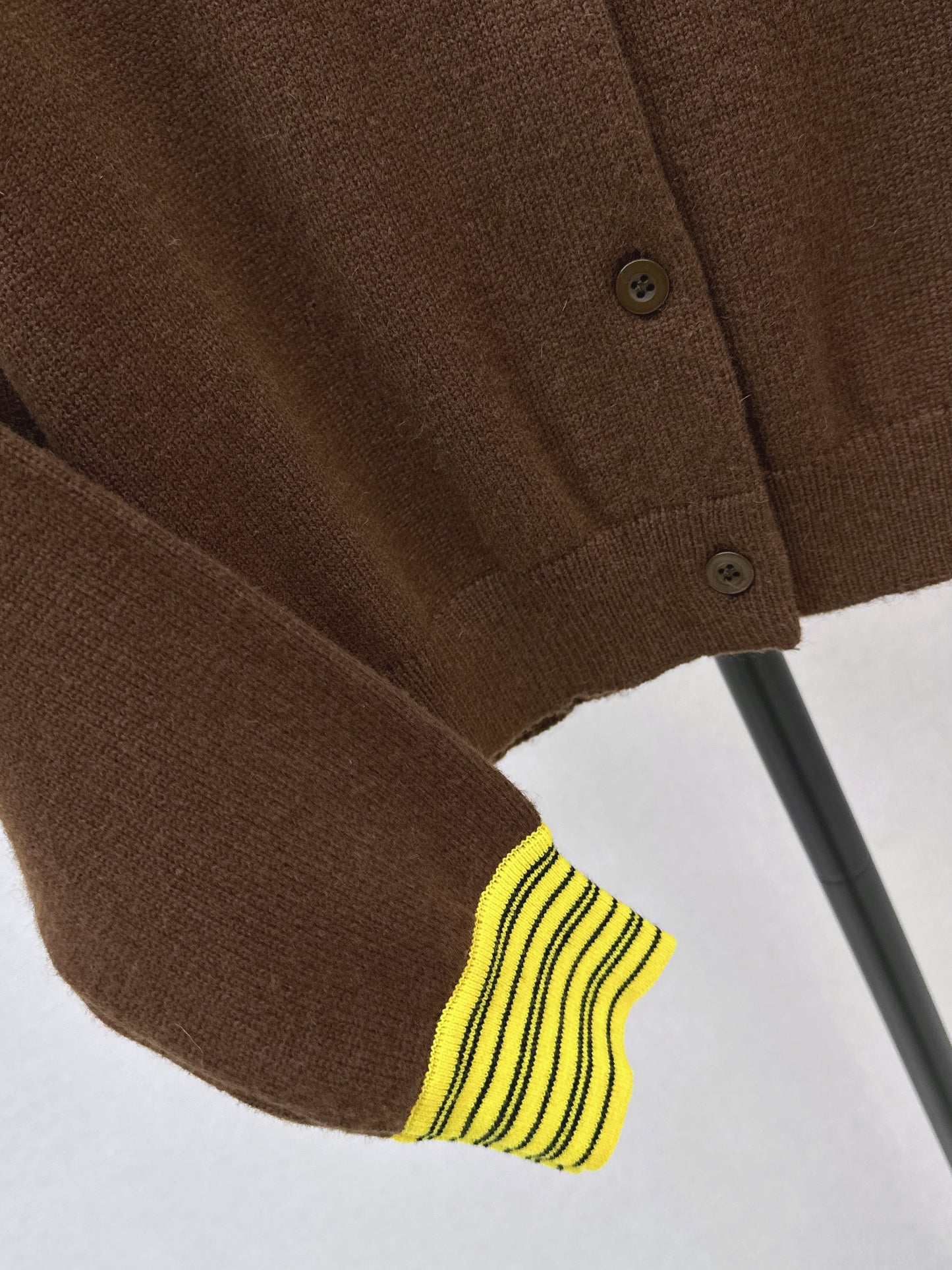 Pra NEW  contract stripe knitted cardigan