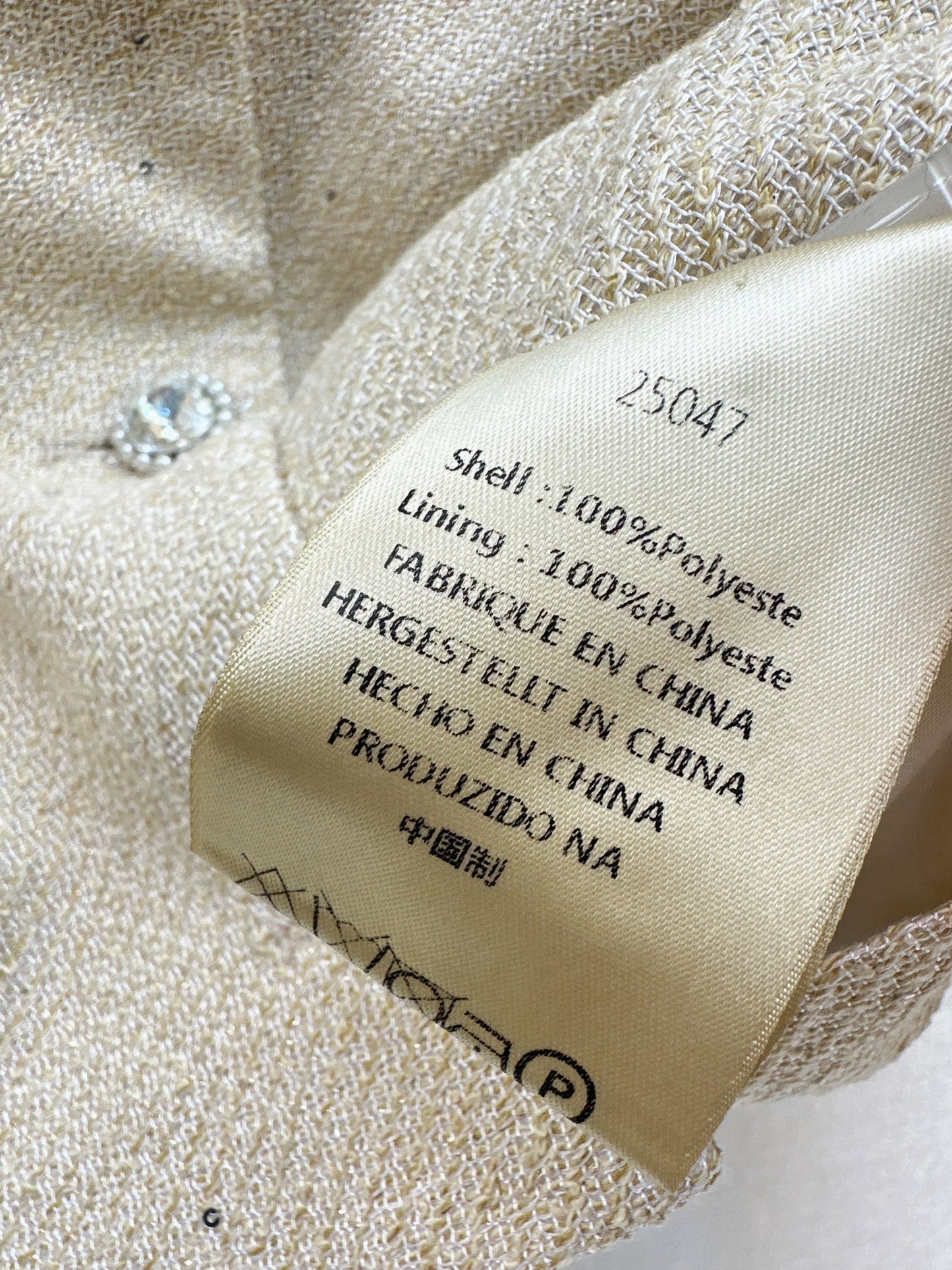 Chan NEW beading jacket skirts outfit sets