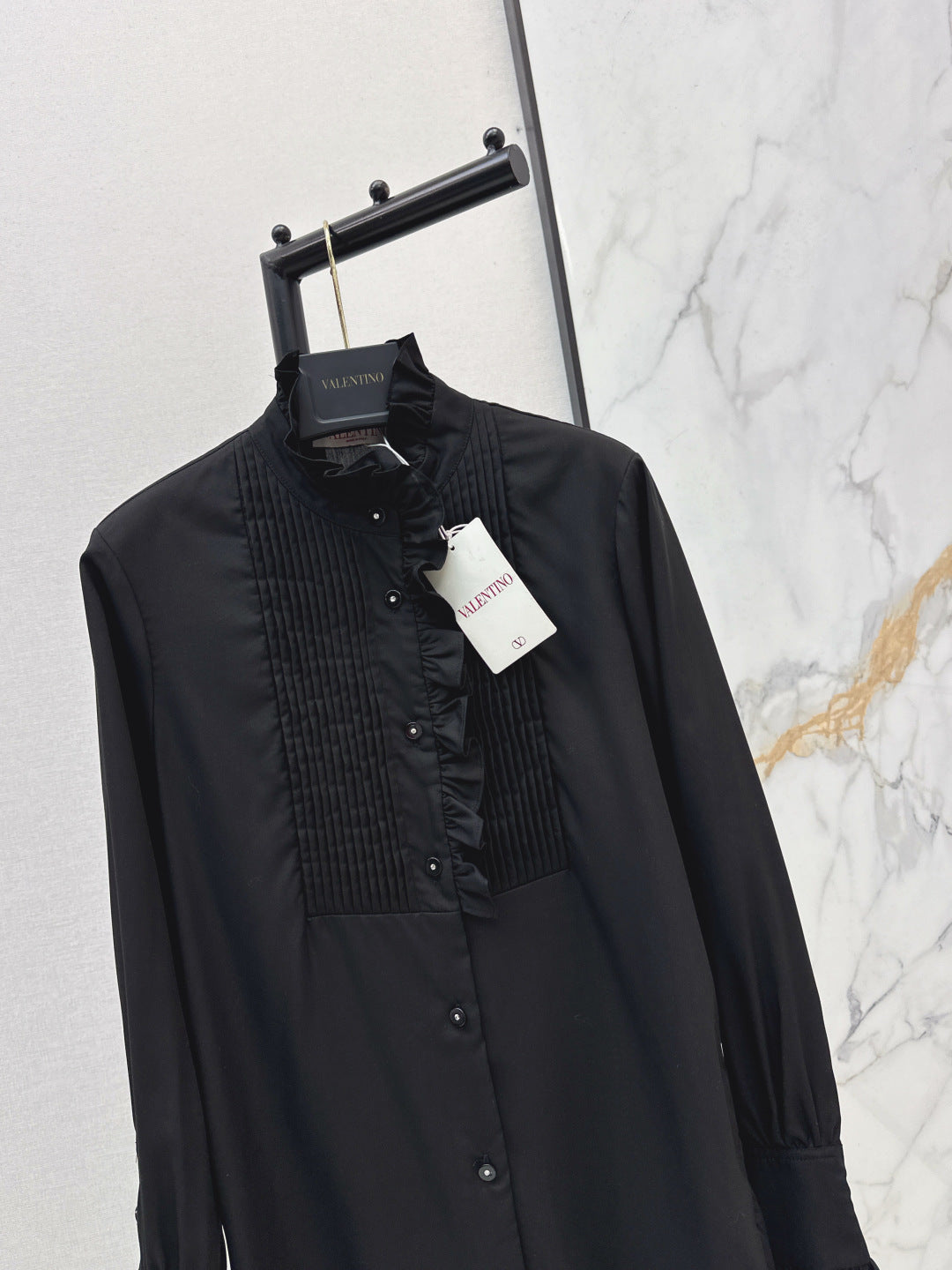 Valen NEW lace pleated ruffle shirts
