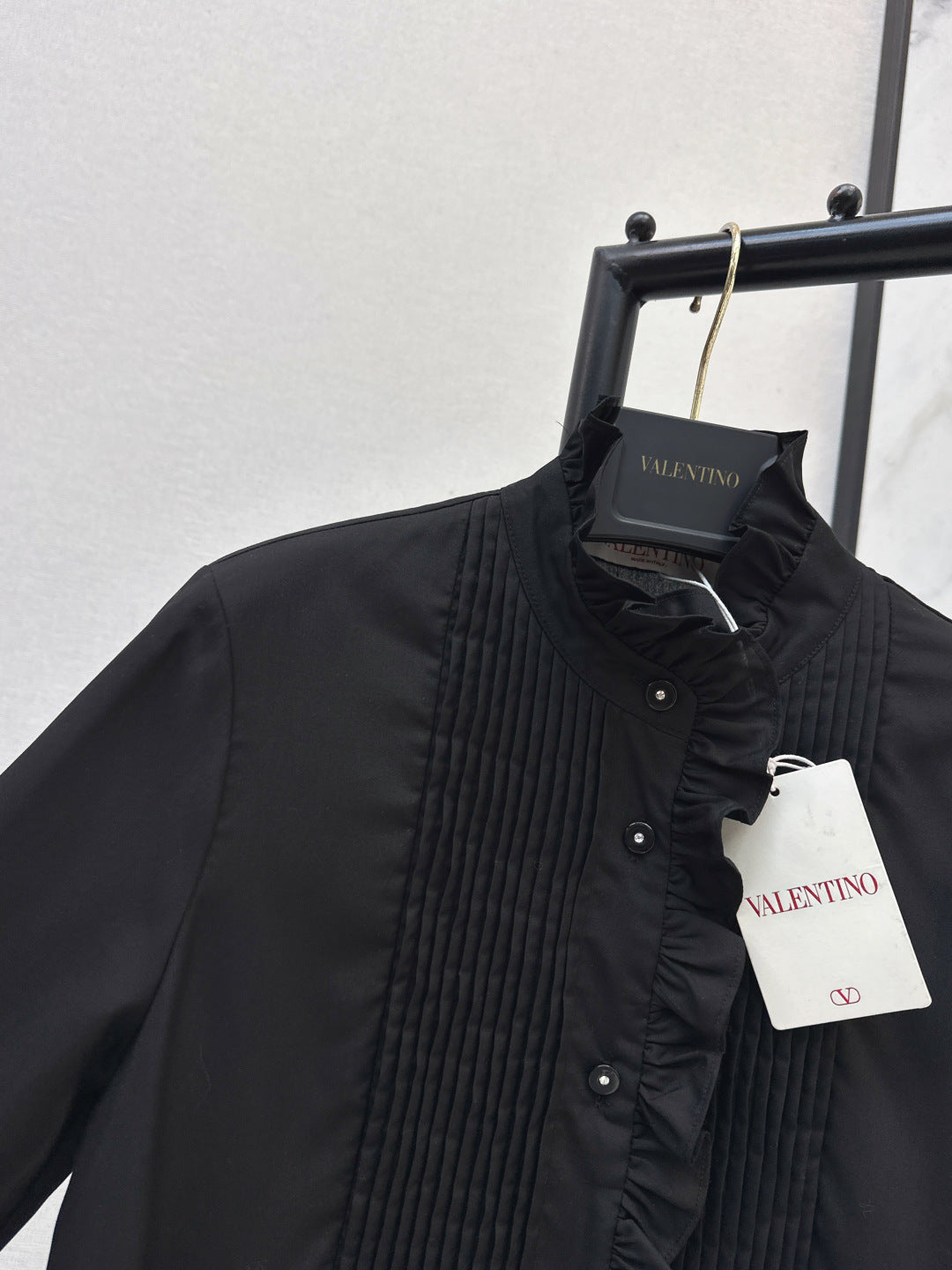 Valen NEW lace pleated ruffle shirts