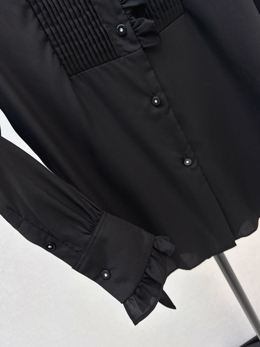 Valen NEW lace pleated ruffle shirts