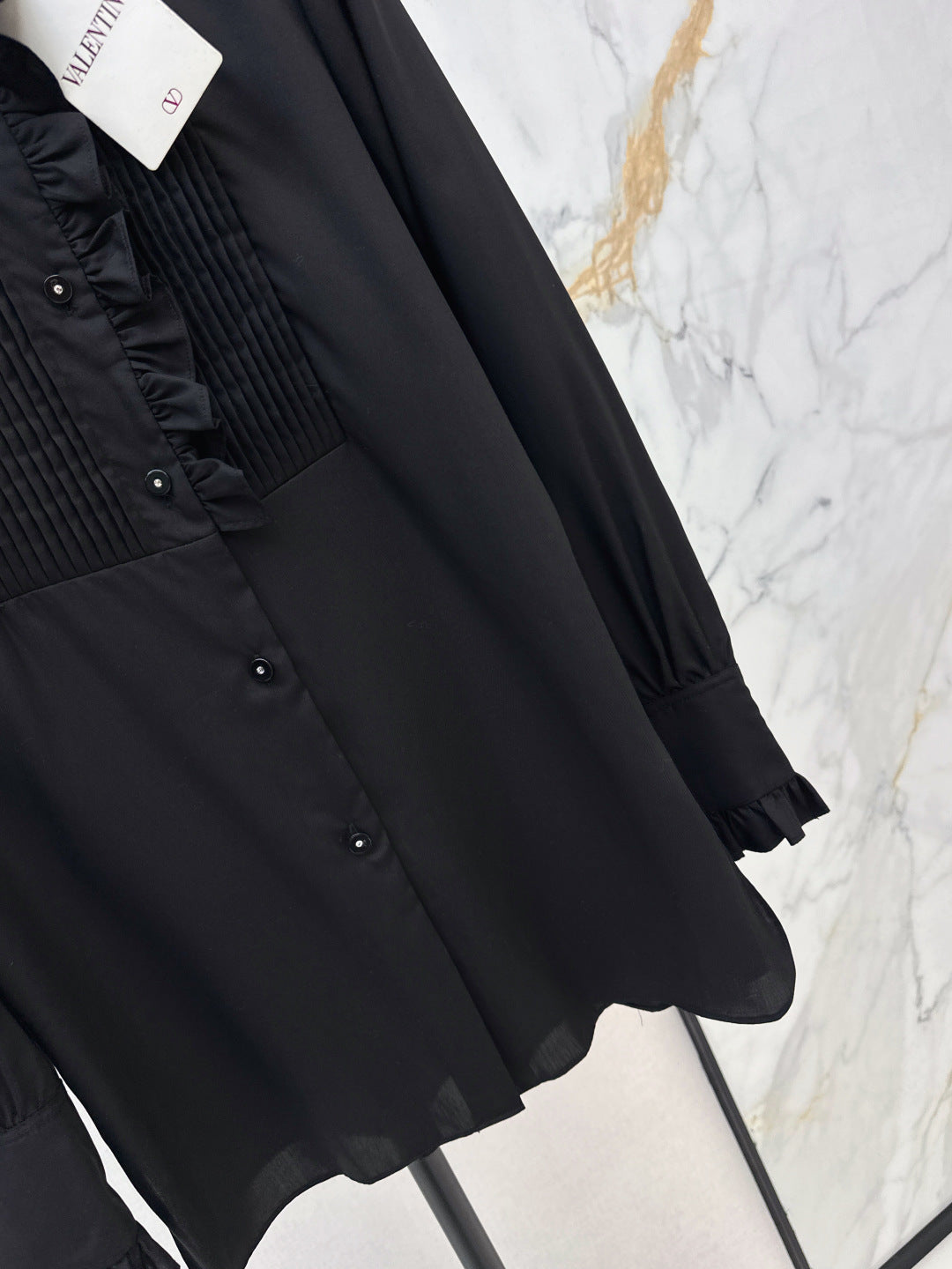 Valen NEW lace pleated ruffle shirts