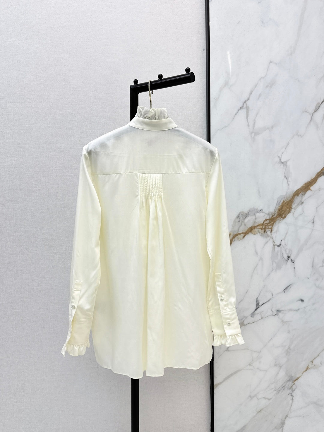 Valen NEW lace pleated ruffle shirts