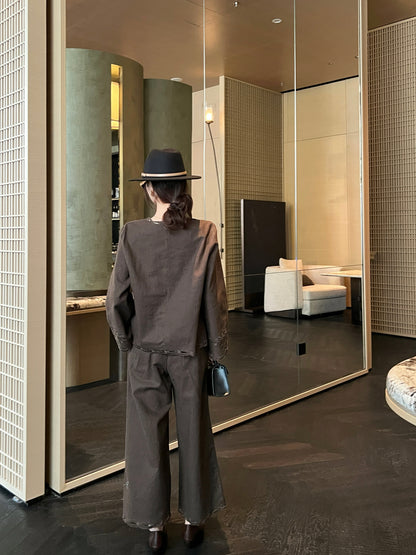 Max NEW embroidery flouncesleeve top