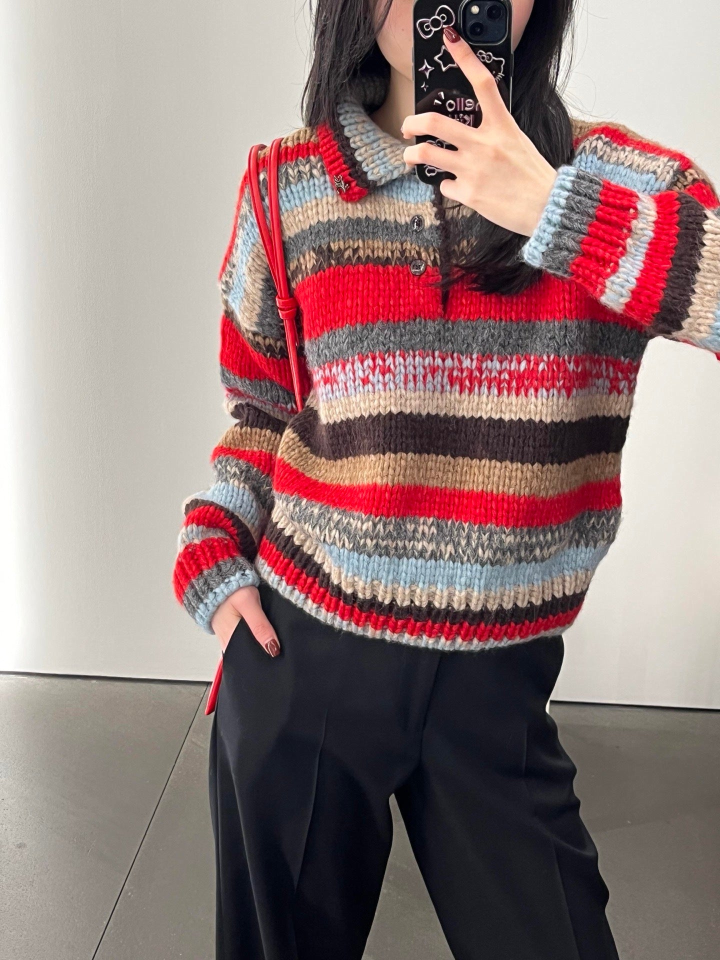 Celi NEW contract stripe sweater