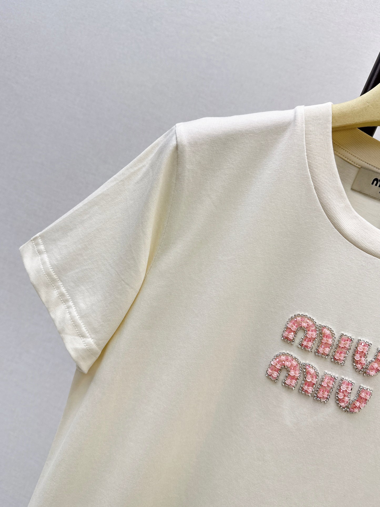 Miu NEW beading t-shirt