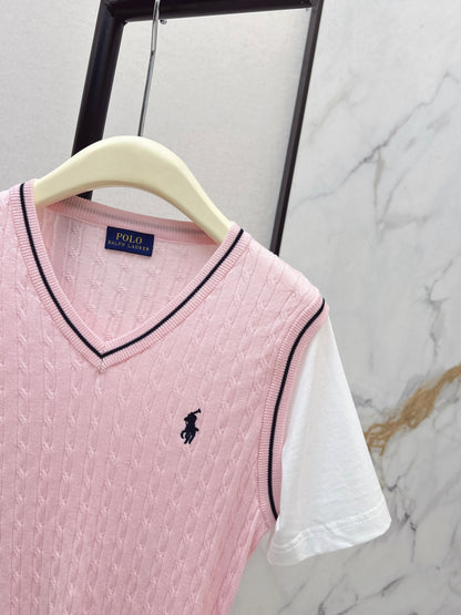 Ral NEW 2inl knitted vest t-shirts