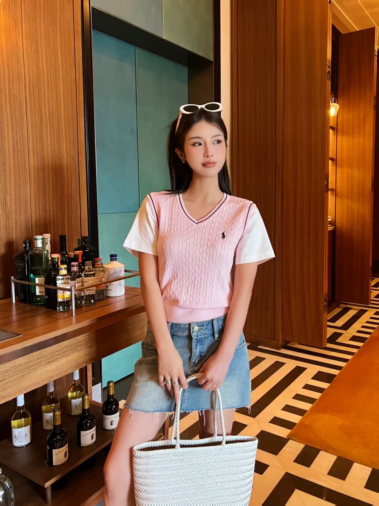 Ral NEW 2inl knitted vest t-shirts