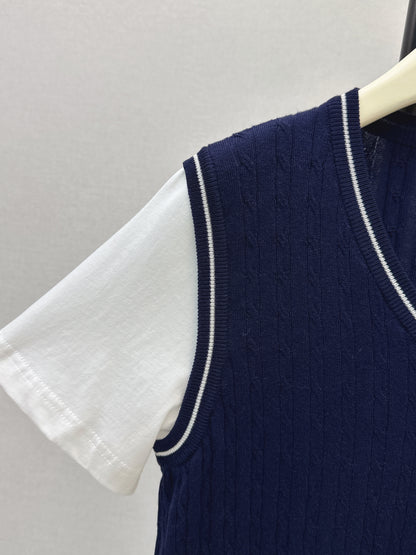 Ral NEW 2inl knitted vest t-shirts