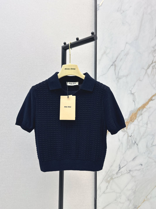 Miu NEW knitted polo shirts